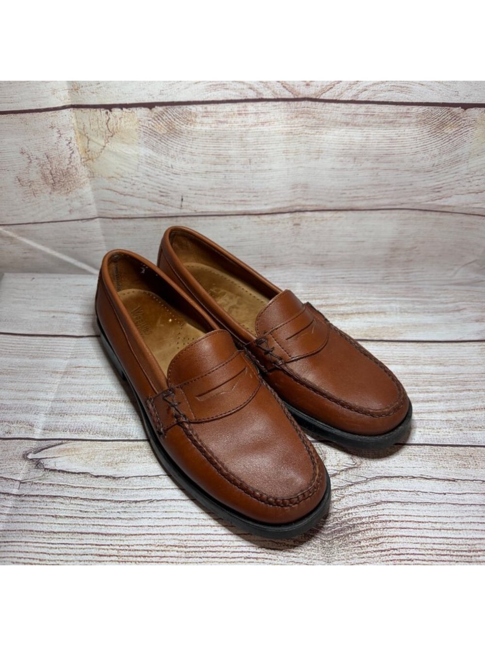 Bass Weejuns Shoes Women's Size10 M  Katherine II Brown Leather Penny Loafers